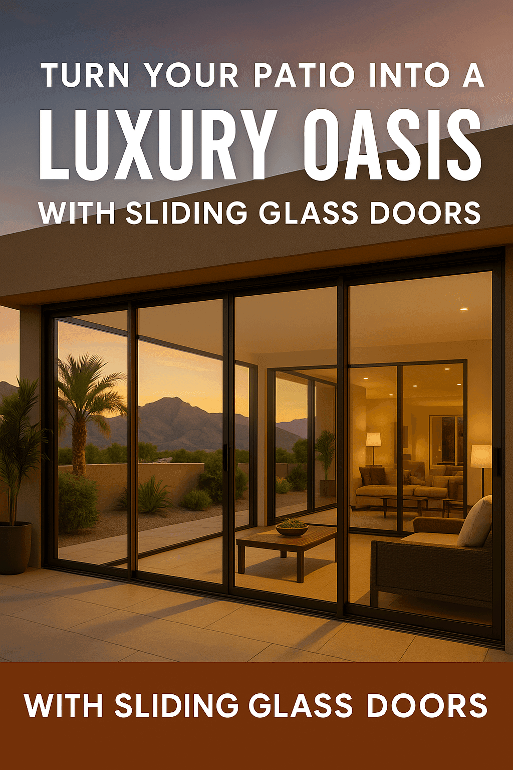 Turn Your Patio into a Luxury Oasis with Sliding Glass Doors